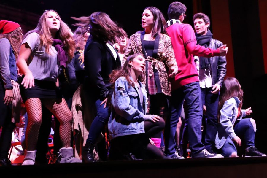 An exuberant cast