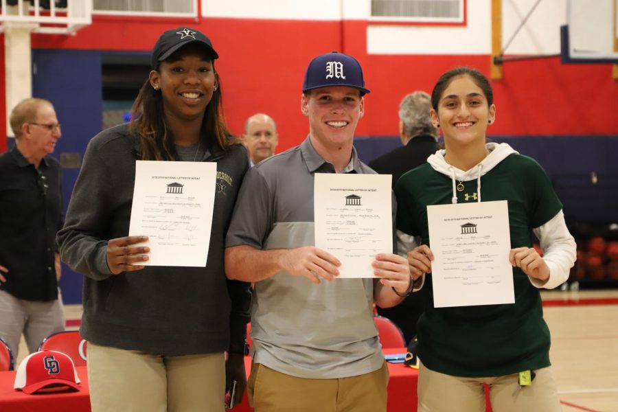 Koi, Connor and Maria sign to Vanderbilt, University of Maine and USF