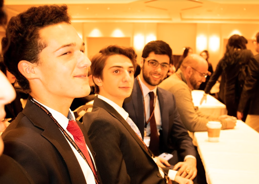 Boys at Model UN