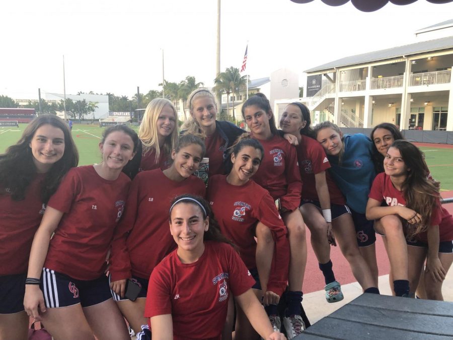 After a hard season, the girls soccer team feels united. 
