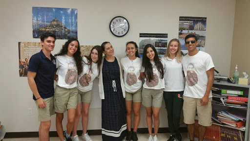 Madame with her 2017-2018 AP French Students