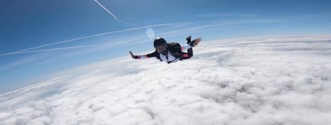 Junior Sydney Fuentes considers herself an adrenaline junkie and is pursuing both skydiving and pilots licenses. 