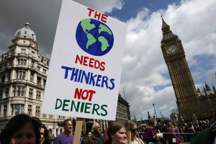 While millions protest around the world, there are still some who believe that climate change does not exist. 