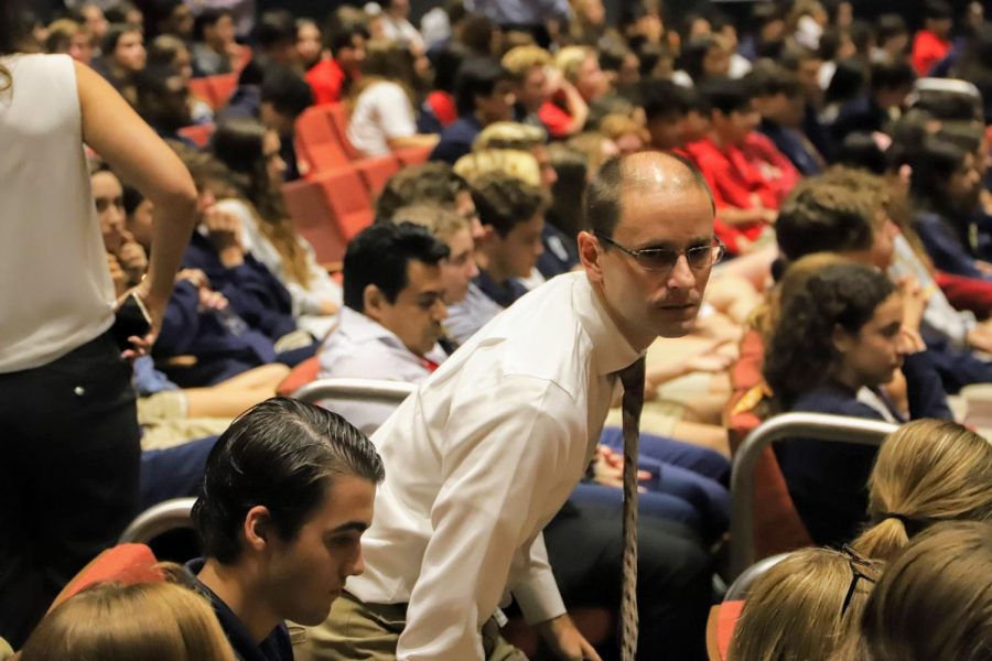 Mr. Hutsko joins the administration this year in his new role as Assistant Director for the Upper School. (Photo taken 2019)