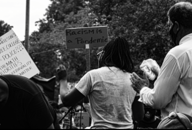 Peaceful moments of the BLM Movement as captured through reporters lens.